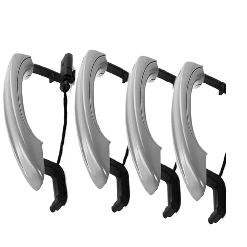 JYUTDW Auto TüRgriff-Ersatzkit 4Pcs Für Q7 2007-2015 4L0837205A 4L0837205B Auto Äußere Außentür Griff Set(White-A) von JYUTDW
