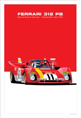 Leinwanddruck Retro Racing GTR Auto Vintage Cuadros Print Nordic Wandkunst Dekor Home Dekoration Für Wohnzimmer Gemälde Bild Poster Wandbild Geschenke, 60 X 90 cm, Ohne Rahmen von JYWDZSH