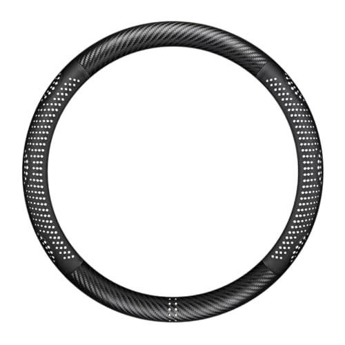 JYWLKQ Auto Lenkradbezug für Opel Adam 2012-2019, Lenkradschutz Lenkradhülle Lenkrad Abdeckung Lenkradabdeckung Mikrofaser Leder Universal 37-38cm Anti Rutsch Mode Zubehör,O-White von JYWLKQ