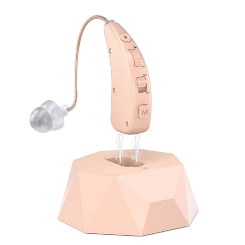 JYYRC Soundgerät für Senioren wiederaufladbare Soundgerät für Erwachsene mit Geräuschunterdrückung, bequemer Lautstärkeregelung, komfortablem Design, nahezu unsichtbar von JYYRC