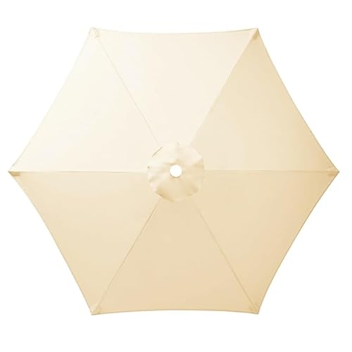 Sonnenschirm Ersatzbezug,Sonnenschirmbezug,6/8 Streben Terrassenschirm Bespannung Sonnenschirm Bezug Gartenschirm Ampelschirm Stoff Ersatz Stoffbezug,2.0/ 2.3/ 2.5/ 2.7/ 3.0/3.5/ 4 m von JYvinity
