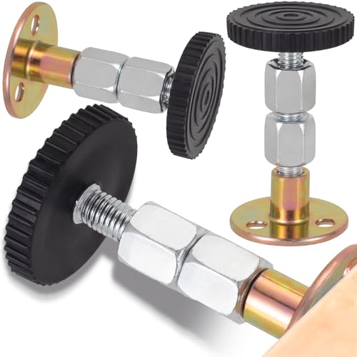 JYvivid Kopfteil-Stopper für Wand, Kopfteil-Wandschutz, Bettwand-Stoßstange, verstellbare Kopfteil-Stopper, Bettgeräuschstopper für Wand, Möbel, Schlafzimmer (25–60 mm), 2 Stück von JYvivid