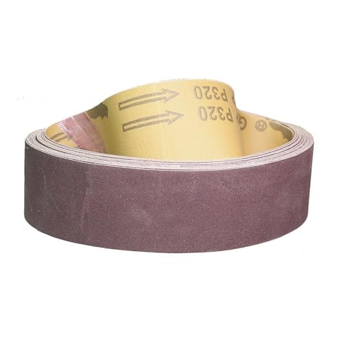 150 mm 6 x 2 Zoll 6 x 1 Zoll Gummi-Fliehkraftrad-Bandschleifer-Schleifhülsen 473 x 50 mm, P320 x 10 Stück 150 mm 6 x 2 Zoll 6 x 1 Zoll Gummi-Fliehkraftrad-Bandschleifer-Schleifhülsen 473 x 50 mm, P320 x 10 Stück von JZFDCLF