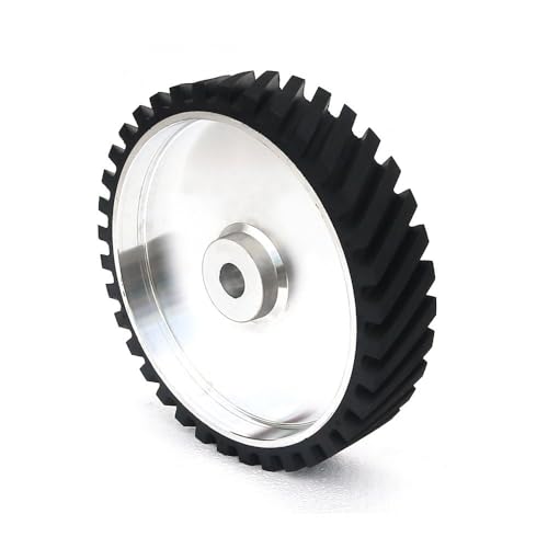 350 x 75 mm/100 mm geriffelte Gummi-Kontaktscheibe, Bandschleifscheibe, dynamisch ausgewuchtet, 350 x 100 mm, 6204 installiert 20 350 x 75 mm/100 mm geriffelte Gummi-Kontaktscheibe, Bandschleifscheibe, dynamisch ausgewuchtet, 350 x 100 mm, 6204 installiert 20 von JZFDCLF