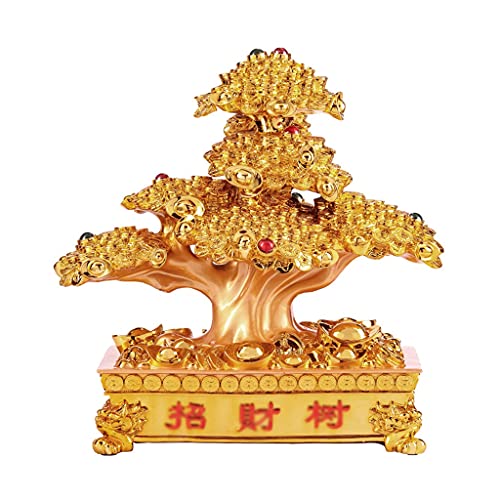Crystal Tree Money Tree Crystal Fortune Tree Home Decorations Crystal Fortune Tree Feng Shui Baum Lucky Tree Bonsai 12.59/15,74 Zoll Edelsteinbaum (Größe: a) von JZFOACHR