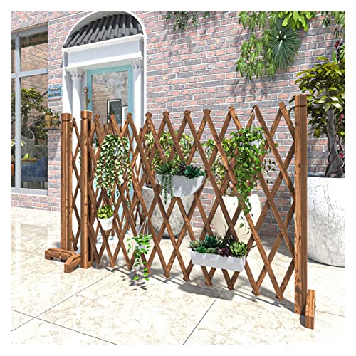 Erweiterbarer Gartenzaun Animal Zaun Rasen Balkon Garten Outdoor Decoration Board Weihnachtsbaum Zaun Pflanze Kletterrahmen (Größe: H100xl210 cm) von JZFOACHR