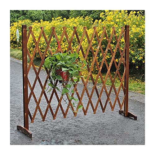 Gartenzaun Haustier, Freiflächenfabrik freistehender Gitter, Rasen Balkon Yard Outdoor Holz dekorativen Brett Weihnachtsbaumzaun (Größe: H150xl210 cm) von JZFOACHR