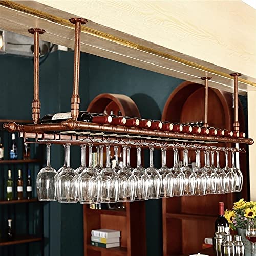 Weinregal Hängende Regale Höhenhöhe verstellbare Flaschenregale schwimmende Regale Deckenweinregal Weinregal Wand montiert leicht zu installieren Weinglashalter Weinregal Weinglas Hold (schwarz 47*12 Weinregal Hängende Regale Höhenhöhe verstellbare Flaschenregale schwimmende Regale Deckenweinregal Weinregal Wand montiert leicht zu installieren Weinglashalter Weinregal Weinglas Hold (schwarz 47*12 von JZFOACHR