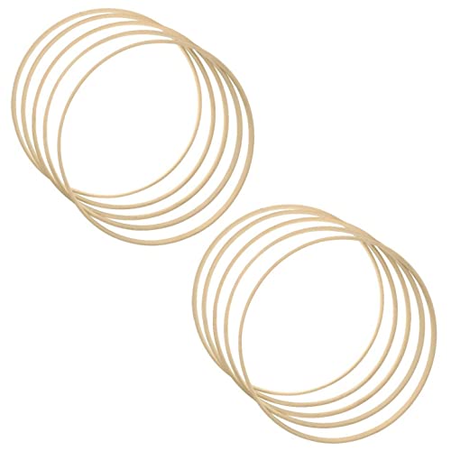 JZK 10 x Große Bambus Reifen 30cm Holzreifen für Makramee-Handwerk, Holz Traumfänger-Reifen, Blumenkranz Ring, Wandbehang Handwerk Dream Catcher Holzring JZK 10 x Große Bambus Reifen 30cm Holzreifen für Makramee-Handwerk, Holz Traumfänger-Reifen, Blumenkranz Ring, Wandbehang Handwerk Dream Catcher Holzring von JZK