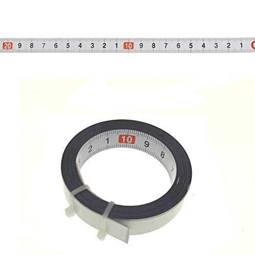 JZK 3 Meter selbstklebendes Maßband 3 m, von rechts nach links Stahlmaßband 3m, metrisches Maßband mit Aufkleber auf der Rückseite, flexibles Maßlineal von JZK