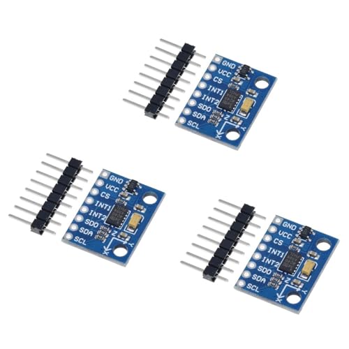 JZK 3 Packungen 3-Achsen Digital Beschleunigung der Schwerkraft Neigung Modul für Arduino, IIC/SPI Übertragung von JZK