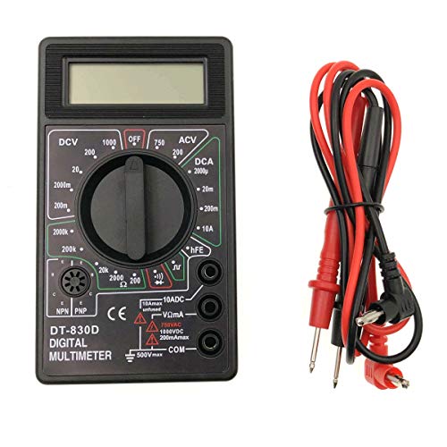 JZK DT-830D schwarz Digitalmultimeter Voltmeter/Amperemeter Digital-LCD-Multimeter, Wechselstrom/Stäbe mit Diode JZK DT-830D schwarz Digitalmultimeter Voltmeter/Amperemeter Digital-LCD-Multimeter, Wechselstrom/Stäbe mit Diode von JZK