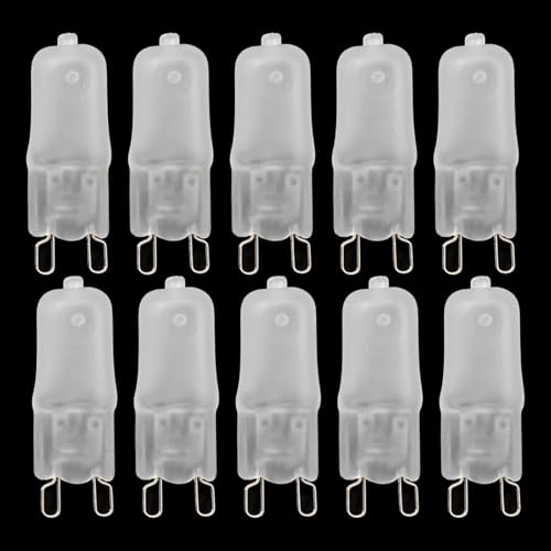 JZLBBC 10PCS Wolfram Halogenglühbirne G9 40W 230V 60W Kristallklare Halogenlampe G9 25W 230V Halogen Leuchtmittel Warmweiß Dimmbar 25W JZLBBC 10PCS Wolfram Halogenglühbirne G9 40W 230V 60W Kristallklare Halogenlampe G9 25W 230V Halogen Leuchtmittel Warmweiß Dimmbar 25W von JZLBBC