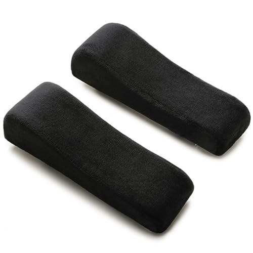 2pcs Schreibtischstuhlarmpolster, Memory Foam Verstellbares Riemen nicht rutschfeste Waschanlage für Bürohaus von JZLEJC
