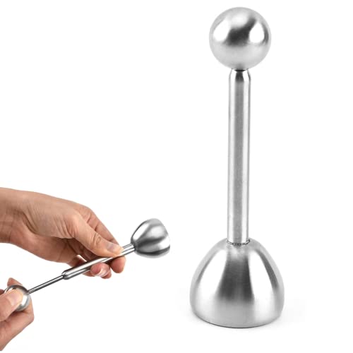 Eierschneider für gekochte Eier, Eieröffner resistent Edelstahl Eierschneider bequemer gekochter Eier Cracker Eierhacker Eierschalen Küchenwerkzeug Tool Eierschneider für gekochte Eier, Eieröffner resistent Edelstahl Eierschneider bequemer gekochter Eier Cracker Eierhacker Eierschalen Küchenwerkzeug Tool von JZLEJC