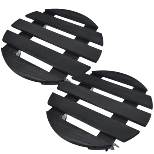 JZLEJC 2pcs Rolling Plant -Ständer mit Rädern, 12 -Zoll -Kiefernrundständer mit 4 360 ° -rotierenden Rädern für den Innenbereich im Freien JZLEJC 2pcs Rolling Plant -Ständer mit Rädern, 12 -Zoll -Kiefernrundständer mit 4 360 ° -rotierenden Rädern für den Innenbereich im Freien von JZLEJC