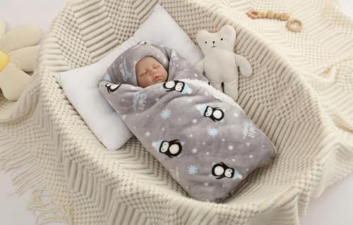 JZLPIN Baby-Decke für Kleinkind Jungen Mädchen Swaddle Decke Reversible Superweiche Sherpa-Decken für Kinderbett und Kinderwagen Grau 75 X 100 cm JZLPIN Baby-Decke für Kleinkind Jungen Mädchen Swaddle Decke Reversible Superweiche Sherpa-Decken für Kinderbett und Kinderwagen Grau 75 X 100 cm von JZLPIN