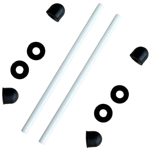 JZSMY 2Pcs Keramik Welle für Intex Pure Spa Whirlpool Impeller Pumpe Fix E90 Fehler Welle (2Pcs Keramik Welle mit 4 Gummikappe) von JZSMY