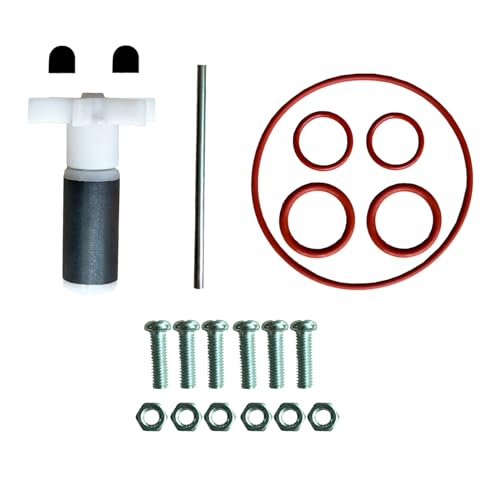 JZSMY Hot Tub Pump Rotor Laufrad #P4071, 58113 Hot Tub Wasserpumpe E02 Reparatursatz für Lay-Z-Spa (w/Impeller Getriebe Wellen Wasserpumpe Dichtung Umbau Kit O-Ringe) von JZSMY