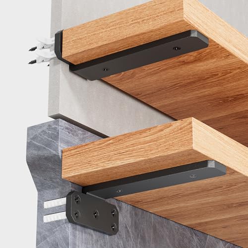 JZVXX Schwebende Regalhalterungen, Holzregalhalterungen, strapazierfähig, 15,2 cm, 20,3 cm, 25,4 cm, 25,4 cm, 25,4 cm, 15,2 cm, 15,2 cm, 8 Stück JZVXX Schwebende Regalhalterungen, Holzregalhalterungen, strapazierfähig, 15,2 cm, 20,3 cm, 25,4 cm, 25,4 cm, 25,4 cm, 15,2 cm, 15,2 cm, 8 Stück von JZVXX