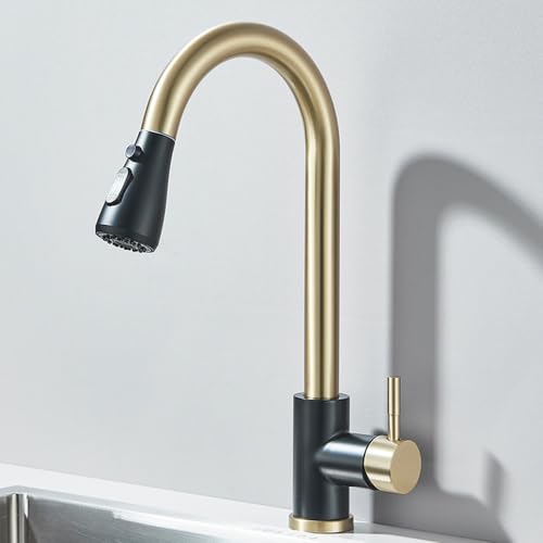 Ausziehen von Küchenarmatur 2-Wege Wasserhahn Eingriff Mixer Tap 360 Rotation Heißer kaltes Wasserhahn für Küche, weiße Farbe Ausziehen von Küchenarmatur 2-Wege Wasserhahn Eingriff Mixer Tap 360 Rotation Heißer kaltes Wasserhahn für Küche, weiße Farbe von JZWCHQ