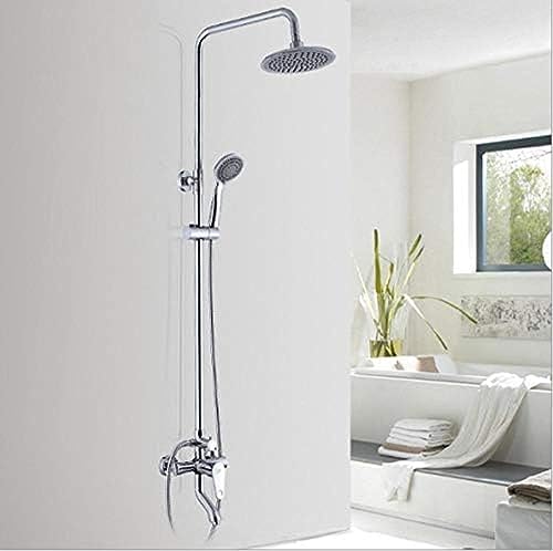 JZWCHQ Badewanne Dusche Wasserhahn 8 Zoll Regendusche Kopf Handbrause Sprüher Badezimmer Duschsystem Set Wasserhahn Mischer JZWCHQ Badewanne Dusche Wasserhahn 8 Zoll Regendusche Kopf Handbrause Sprüher Badezimmer Duschsystem Set Wasserhahn Mischer von JZWCHQ