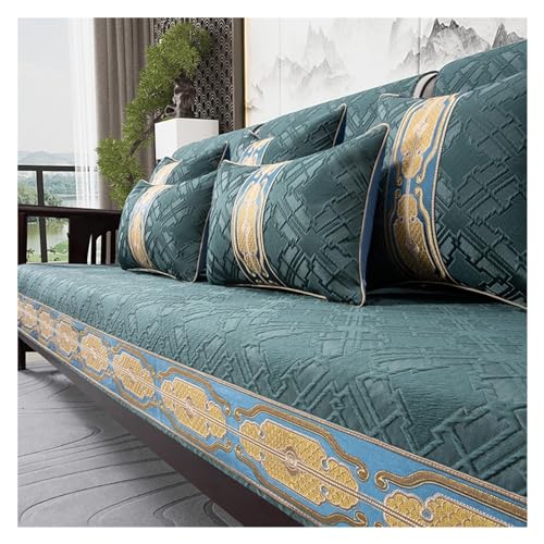 JZWCHQ Chinesisches Sofa -Kissen Four Seasons Allgemeine Sofa -Abdeckung ist Nicht leicht zu schlaggendem Decksofa -Kissen (90 * 90 cm) von JZWCHQ