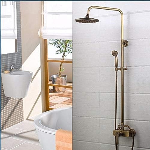 JZWCHQ Duschsets, Wandhalterung Duschset Tornei Ra Badezimmer Duschkopf mit Handbrause Spray Regendusche Badewanne Chrom Waschbecken Wasserhahn Mischbatterie JZWCHQ Duschsets, Wandhalterung Duschset Tornei Ra Badezimmer Duschkopf mit Handbrause Spray Regendusche Badewanne Chrom Waschbecken Wasserhahn Mischbatterie von JZWCHQ