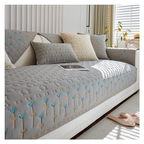 JZWCHQ Einfach zu rutsches Sofa Kissen Vier Jahreszeiten Allgemeines Sofa Abdeckung Rückhandtuch Sit Kissen Abdecktuch (70 * 180) von JZWCHQ