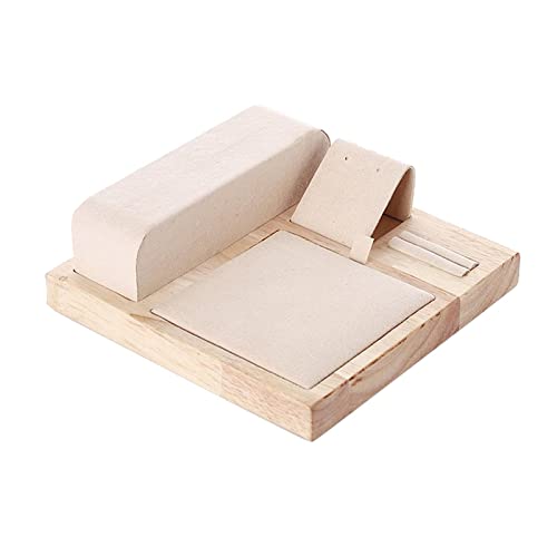 JZWCHQ Eleganter Bambus-Schmuck-Organizer für Halsketten und Ohrringe, dunkelgrauer Schmuck JZWCHQ Eleganter Bambus-Schmuck-Organizer für Halsketten und Ohrringe, dunkelgrauer Schmuck von JZWCHQ