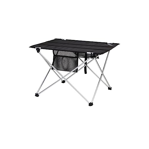 JZWCHQ Klappertisch Aluminium Wanderung Klettern Picknick Outdoor Camping Table tragbares faltbares Schreibtischfell Computerbett Ultraleicht (Farbe: L) von JZWCHQ