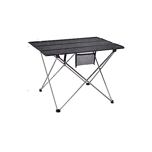 JZWCHQ Klappertisch Aluminiumlegierung Klapptisch tragbares faltbares Tisch Camping Outdoor Barbecue Picknick Ultra leichte Computerbetttische Picknick (Farbe: 8249) von JZWCHQ