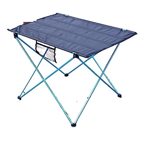 JZWCHQ Klappertisch Aluminiumlegierung Ultra Leichter Klapptisch tragbares faltbares Tisch Camping Outdoor -Pelz -Computerbetttische Picknick (Farbe: Orange) von JZWCHQ
