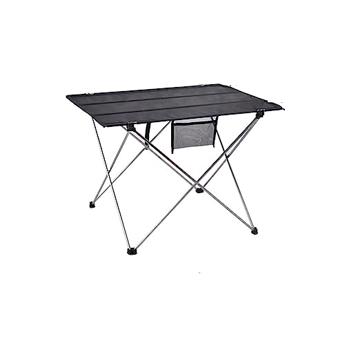 JZWCHQ Klappertisch Ultra-leichte Aluminiumlegierung Wurden Tisch Fischerei Tragbarer Klapptisch im Freien Camping Home Barbecue Picknick (Farbe: 8249-Grau) von JZWCHQ