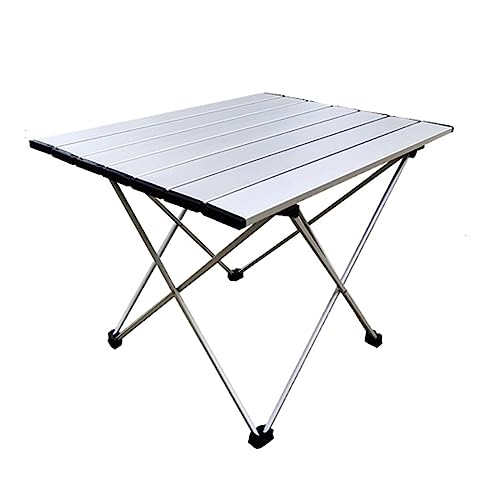 JZWCHQ Klappertisch im Freien Klapptisch Computerbett Schreibtisch für Reisepicknick BBQ Camping Faltbarer Tisch tragbarer Campingtisch Aluminium Ultraleicht (Farbe: 01) von JZWCHQ