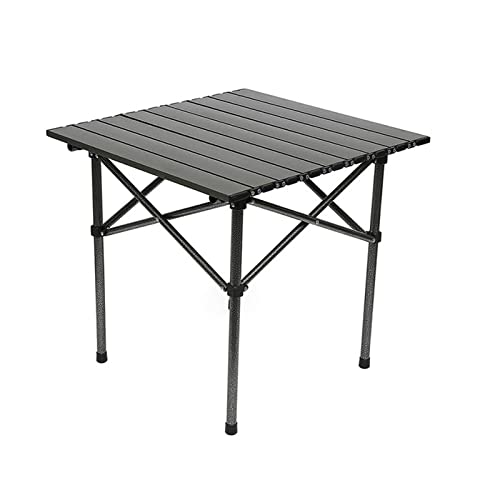 JZWCHQ Klappkampingtisch & Airs Set, Outdoor -Bistro -Tisch und Airs, Gartentisch -Set, tragbare Faltbare Camping -Picknicktisch und Airs von JZWCHQ
