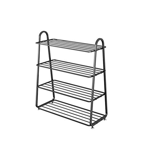 JZWCHQ Schuhspeicher Schuhregal Organizer Regal Schuhgepäck einfache Schuhregal Eisenschuhregal Home Mehrschichtiger platzsparender Schuhspeicher Organizer für Eingangsschrankschuhregal von JZWCHQ