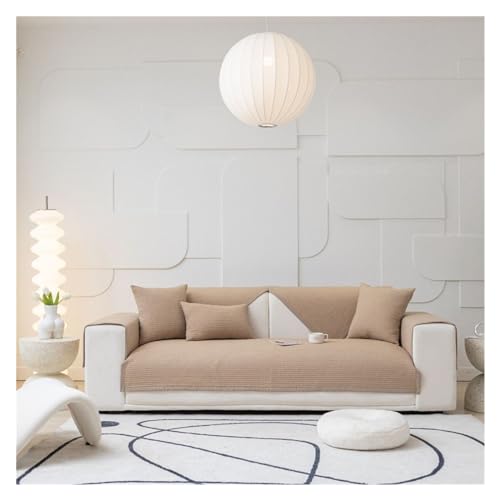 JZWCHQ Sofa Kissenbedeckung Four Seasons Universal Nicht-Verschmutzungskissen-Kissen-Sand-Haartuch (90 * 280) von JZWCHQ