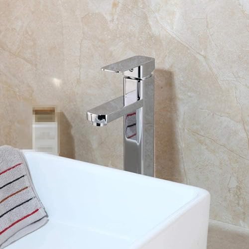 JZWCHQ Wasserhahn Waschbecken Armaturen Bad Wasser Waschbecken Mischbatterie Bad Wasserhahn Heiß und Kalt Chrom Waschbecken Wasser Kran Mixer von JZWCHQ