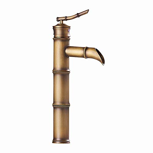JZWCHQ zedaro mischbatterie chrom messing gebürstet bamboo kitchen fuller faucet high spout full copper basin basin mischbatterie waschbecken von JZWCHQ