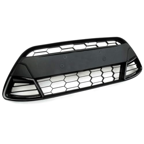 JZWJNFYY Auto Front Stoßstange Kühlergrills für Ford Fiesta MK7 2008-2013,Kühlergrill Chrome Grille Nieren-Frontstoßstange Grill Abdeckung Ersatz Autoteile von JZWJNFYY