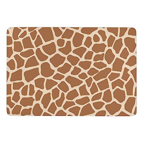 JZemdybill Teppich, Giraffenmuster, Tierteppich, weiche Bodenmatte für Wohnzimmer, Schlafzimmer (100 x 150 cm) von JZemdybill