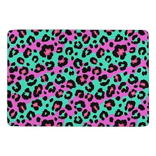 JZemdybill Teppich Leopard und Zebra-Teppich, weiche Bodenmatte für Wohnzimmer, Schlafzimmer (100 x 150 cm) von JZemdybill