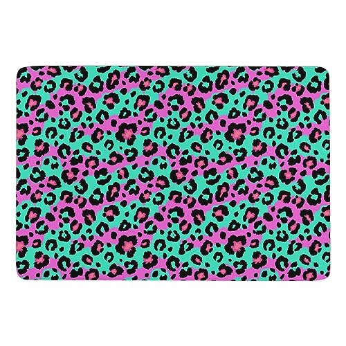 JZemdybill Teppich Leopard und Zebra-Teppich, weiche Bodenmatte für Wohnzimmer, Schlafzimmer (100 x 150 cm) von JZemdybill