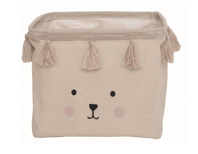 JaBaDaBaDo Aufbewahrungsbox Kinderzimmer Box Klein 28cm, mit Quasten von JaBaDaBaDo