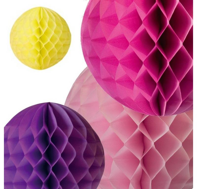 JaBaDaBaDo Papierrosette Honeycombs Wabenbälle Pink Rosa von JaBaDaBaDo