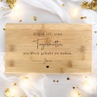 Abschiedsgeschenk Tagesmutter Erzieherin Schneidebrett Name Tageskind Personalisiert Geschenk Abschied Dankeschön Mit Herz von JaRiNa23