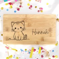 Schneidebrett Kinder Name Tiere Katze Geburtstag Geschenk Taufe Geburt Frühstücksbrett Personalisiert Bambus Frühstücksbrettchen Schneidebrett Kinder Name Tiere Katze Geburtstag Geschenk Taufe Geburt Frühstücksbrett Personalisiert Bambus Frühstücksbrettchen von JaRiNa23