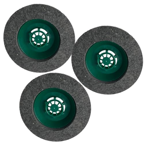 3 Polierbürsten Fliz geeignet für Vorwerk Pulilux Poliermaschine 510/511/512 von JaTop