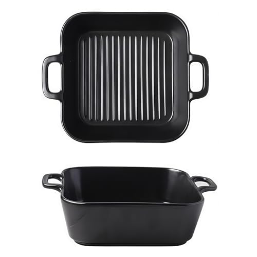 Jaamyears Auflaufform für Backofen, 2er-Set, Lasagneform, ofenfest, Keramik-Backblech Jaamyears Auflaufform für Backofen, 2er-Set, Lasagneform, ofenfest, Keramik-Backblech von Jaamyears